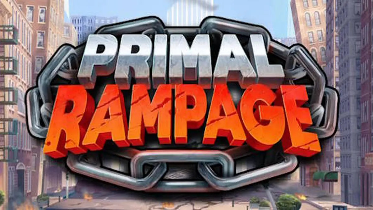 Cena sombria da selva em Primal Rampage com o guardião Korrak
